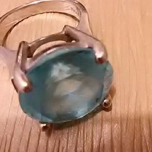 Blue Topaz ring Size 8